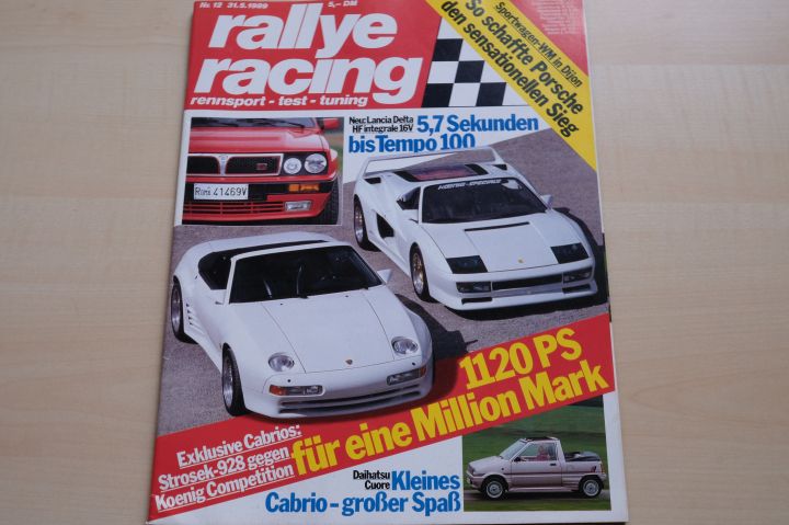 Deckblatt Rallye Racing (12/1989)